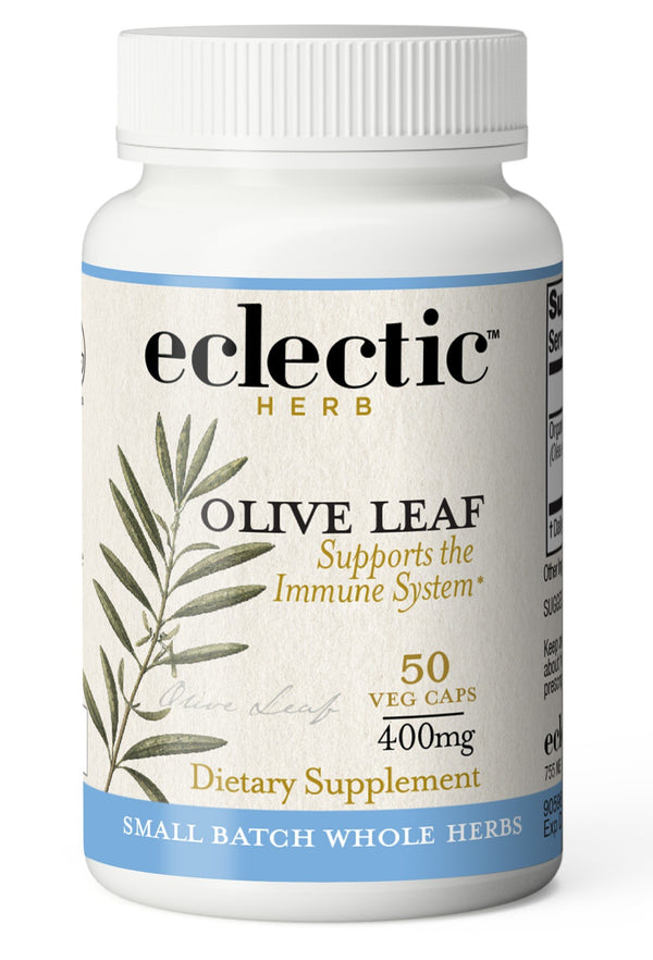 Eclectic Herb Olive Leaf 50 Capsule Supply