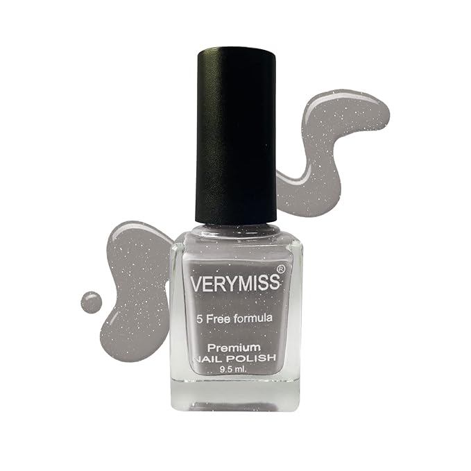 Verymiss Premium Stone Gray Nail Polish - 9.5 ml Clearance Sale