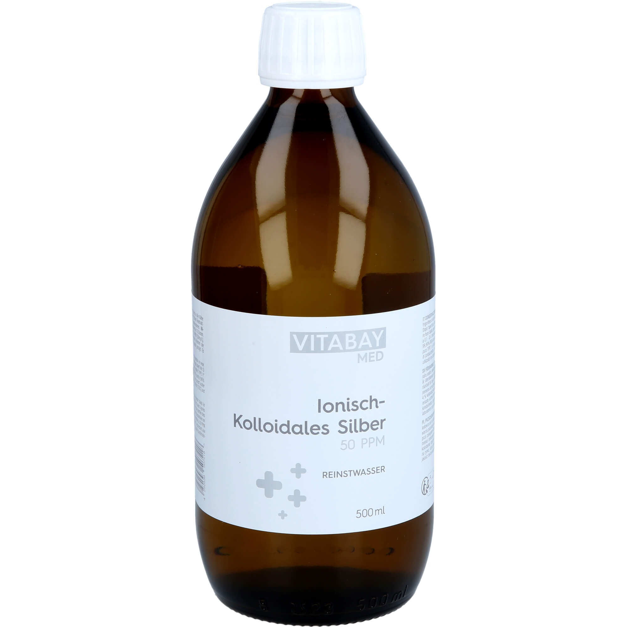 Kolloidales Silber 50 PPM Reinheitsstufe 99,99 %, 500 ml FLU Special